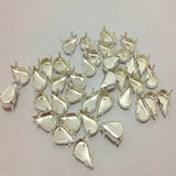 500 Pcs Silver Metal Claw Setting for 8x13mm Pear Fancy Stone