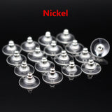 500 Pcs/Lot 11X6MM Plated Earring Stoppers