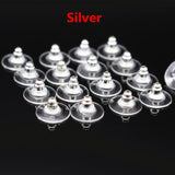 500 Pcs/Lot 11X6MM Plated Earring Stoppers
