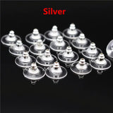 500 Pcs/Lot 11X6MM Plated Earring Stoppers
