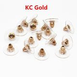 500 Pcs/Lot 11X6MM Plated Earring Stoppers