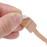 500 Brown Paper Jewelry Display Cards 6X1.2Cm
