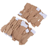 500 Brown Paper Jewelry Display Cards 6X1.2Cm
