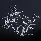 500 Pcs Silver Plated Ear Wire Hooks for Dangling Earring