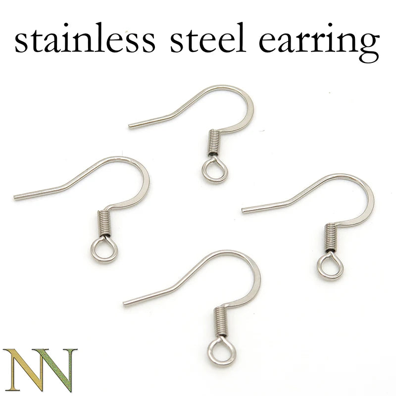 500 Pcs Silver Leverback Earring Hoops Hypoallergenic Earwire