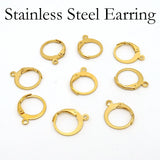 500 Pcs Silver Leverback Earring Hoops Hypoallergenic Earwire