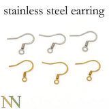 500 Pcs Silver Leverback Earring Hoops Hypoallergenic Earwire