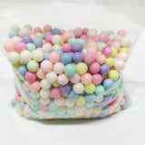 500g 6mm-10mm Candy Acrylic Round Ball Beads DIY Jewelry Making Accessories