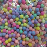 500g 6mm-10mm Candy Acrylic Round Ball Beads DIY Jewelry Making Accessories