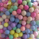 500g 6mm-10mm Candy Acrylic Round Ball Beads DIY Jewelry Making Accessories