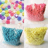 500g 1100pcs 12mm DIY Acrylic Candy Flower Beads for Jewelry Making