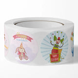 500 Happy Birthday Surprise Stickers 2.5cm Round Shape Reward