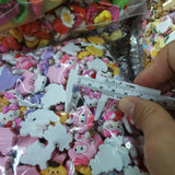 500Pcs DIY Resin Cartoon Animal Cabochon for Jewelry Making