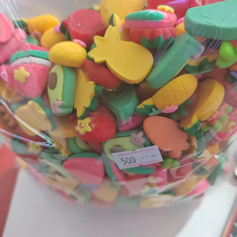 500 Resin Korea Candy Flowers Watermelon Sticker Hairpin for Jewelry Making