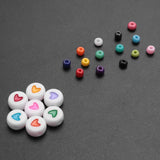 5000Pcs Beads Kit, 3mm Seed Beads, Alphabet Letter Beads & Heart Shape Beads