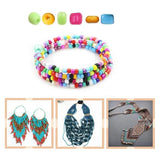 5000Pcs Glass Beads A-Z DIY Jewelry Bracelet Material
