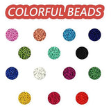 5000Pcs A-Z Letter Glass Beads DIY Jewelry Square Beaded Bracelet Material Kit