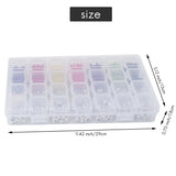 5000Pcs Glass Rice Beads A-Z Letter Beads DIY Bracelet Material Crystal Thread