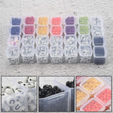 5000Pcs A-Z Letter Glass Rice Beads DIY Bracelet Material Crystal Thread Jewelry