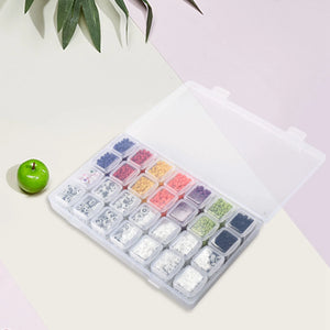 5000Pcs A-Z Letter Glass Rice Beads DIY Bracelet Material Crystal Thread Jewelry
