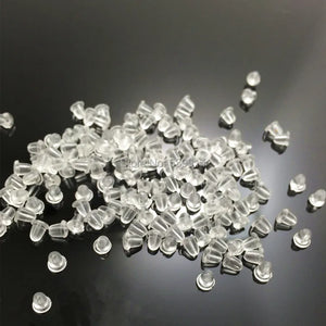 5000pcs Earrings Jewelry Accessories Silicone Barrel Bullet Plastic Ear Plugging
