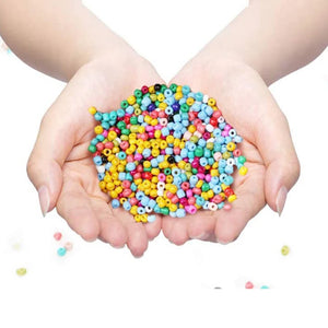 5000Pcs Glass Rice Beads A-Z Letter Beads DIY Bracelet Material