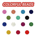 5000Pcs Glass Rice Beads A-Z Letter Beads DIY Bracelet Material