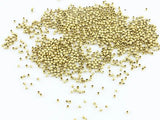 5000pcs Raw Brass 2.0-2.5 MM Round Tiny Spacer Beads