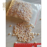 7-9mm No Hole Natural Freshwater Pearl Beads 500G/100G/Bag