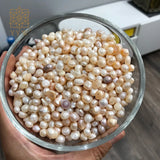 7-9mm No Hole Natural Freshwater Pearl Beads 500G/100G/Bag