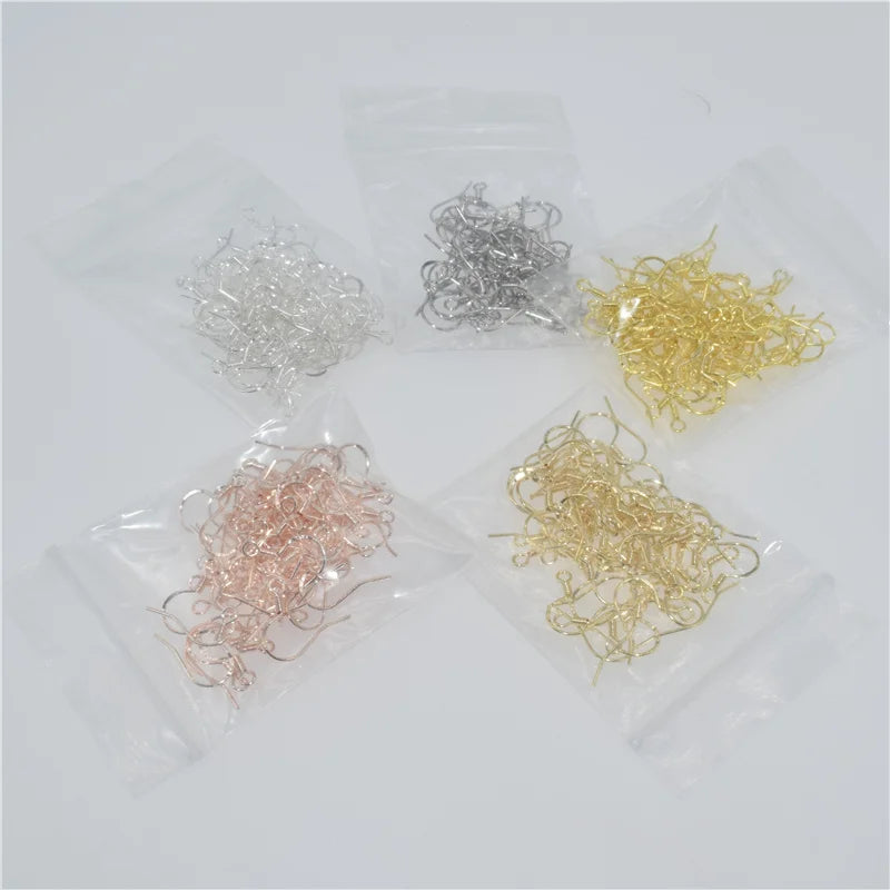 DIY Color-preserving 925 Sterling Silver Ear Hook Accessories
