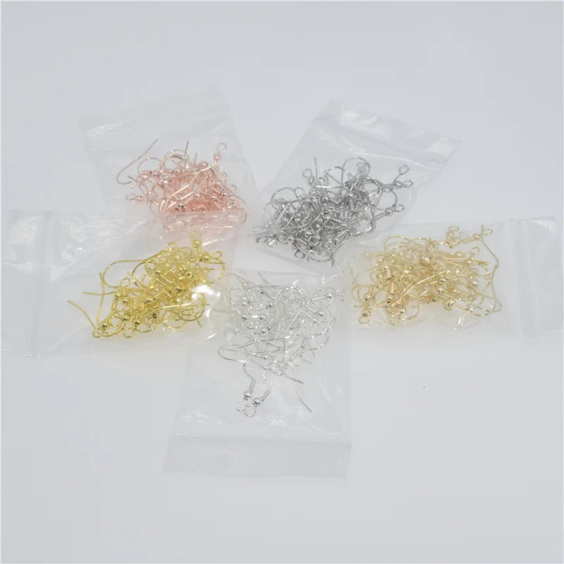 DIY Color-preserving 925 Sterling Silver Ear Hook Accessories