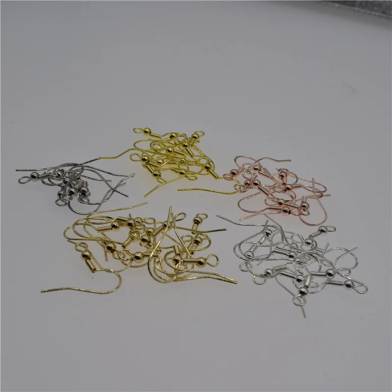 DIY Color-preserving 925 Sterling Silver Ear Hook Accessories