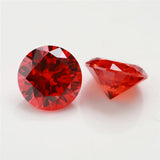 500PCS 0.8mm~4.0mm Orange AAAAA CZ Loose Stones for DIY Jewelry