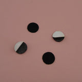 500PCS Adhesive Round Felt Pads for Flower Brooches - Non-Woven Circles Patches
