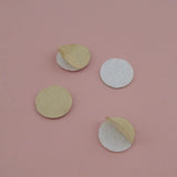 500PCS Adhesive Round Felt Pads for Flower Brooches - Non-Woven Circles Patches