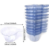 500PCS 40ml Epoxy Mixing Cups Graduated Plastic Cup for Resin Crafts