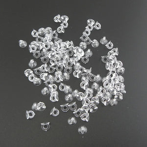 500PCS 6mm*7.0mm Clear Plastic Pendant Hook Tool for Accessories Charms DIY