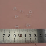 500PCS 6mm*7.0mm Clear Plastic Pendant Hook Tool for Accessories Charms DIY