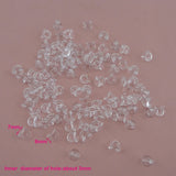 500PCS 6mm*7.0mm Clear Plastic Pendant Hook Tool for Accessories Charms DIY