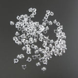 500PCS 6mm*7.0mm Clear Plastic Pendant Hook Tool for Accessories Charms DIY