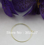 500PCS Wine Glass Charm Hoops Ear Wires 25mm