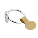 500PCS Jewelry Barbell Dumbbell Tag Brown Stickers
