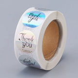 500PCS Rainbow Laser Thank You Sticker for Mother's Birthday