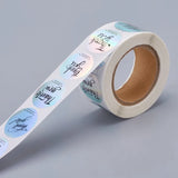 500PCS Rainbow Laser Thank You Sticker for Mother's Birthday