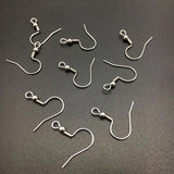 500PCS Stainless Steel Earring Hook with Metal Small Ball Spring Hooks