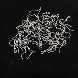 500PCS Stainless Steel Earring Hook with Metal Small Ball Spring Hooks