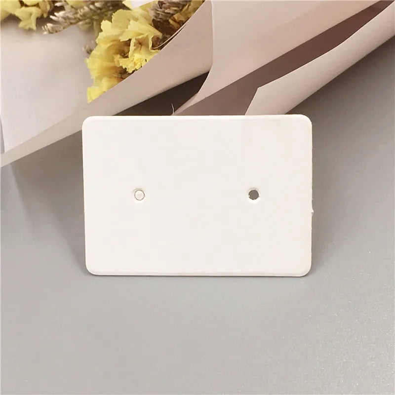 500Pcs Jewelry Cards Earring Displays Paper With Love Ear Stud/Eardrop Cards