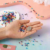 500Pcs 4mm Mixed Frosted Glass Beads DIY Jewelry Making Bracelet Necklace