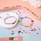 500Pcs 4mm Mixed Frosted Glass Beads DIY Jewelry Making Bracelet Necklace